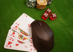 mouse with cards